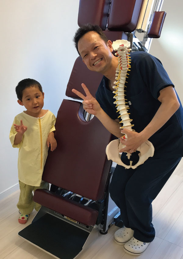 中耳炎が良くなりました。藤枝市K.M君