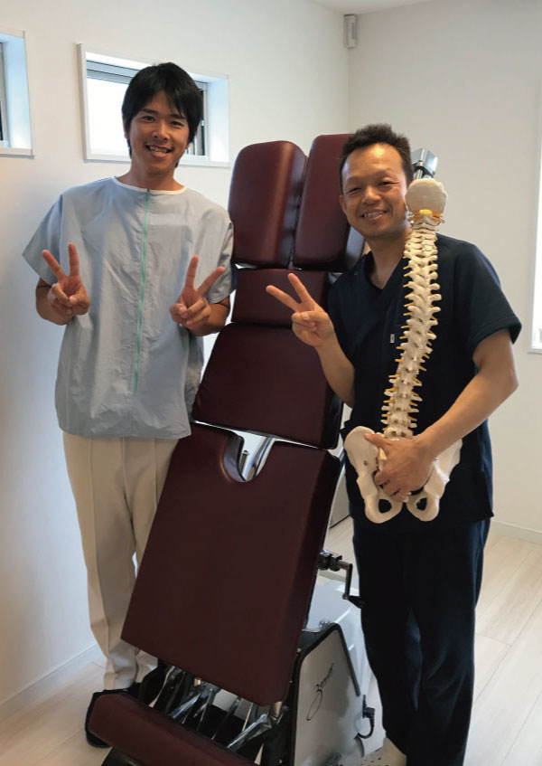 腰痛が楽になりました！　島田市M.H様