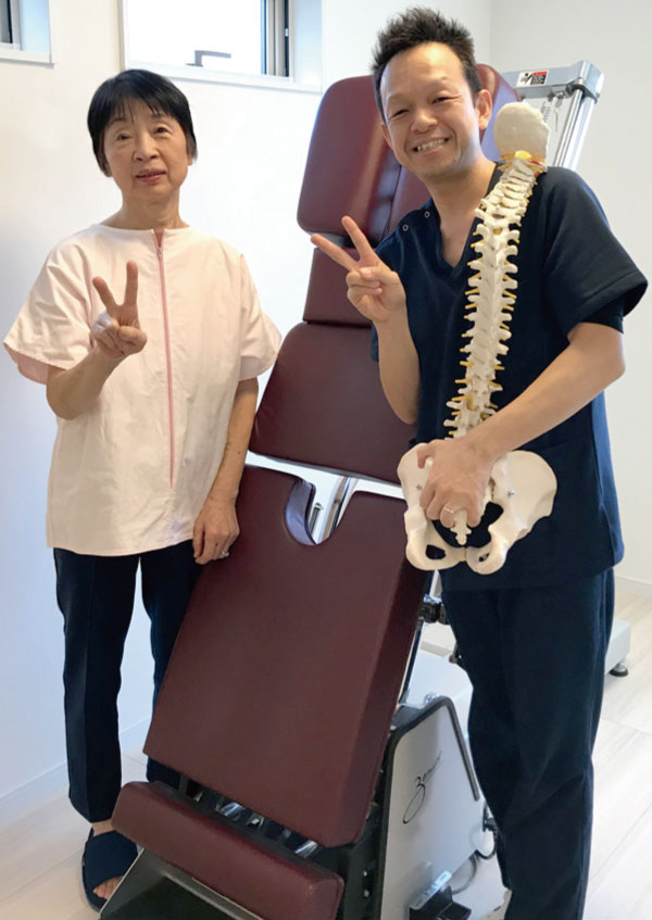 右足の痛みが無くなりました。島田市M.O様　