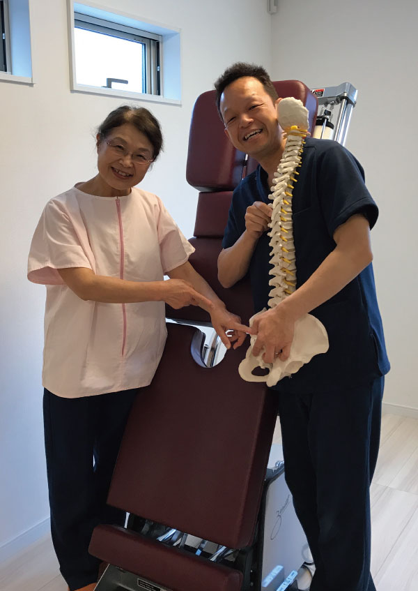 中腰の腰痛が悩みの種　島田市S.I様